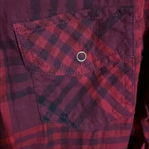 Red Plaid Flannel - Picture 3 of 4